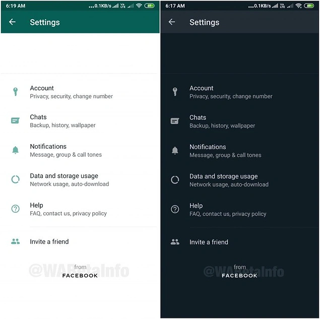 WhatsApp'ın yeni Beta güncellemesinde görülen "From Facebook" ibaresinin de kullanılmaya başlandığını belirtelim.