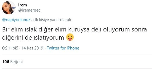 Bir ıslak bir kuru olsa insan garip hissediyor...