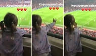 Burak Yılmaz'ın Kızı Tribünden Babasına Seslendi: 'Koş Baba Koş'