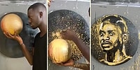 Tanınmış Kişileri Özdeşleştiği Nesnelerle Resmeden Senegalli Sanatçıdan Sadio Mane Tablosu!