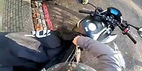 Motosikletini Örten Adamın Yaşadığı Talihsiz Kaza!