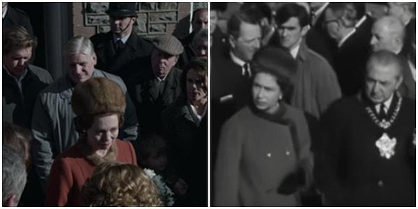 15. Kraliçe II. Elizabeth'in 1966 yılında yaşanan büyük felaketten sonra Aberfan'ı ziyareti...