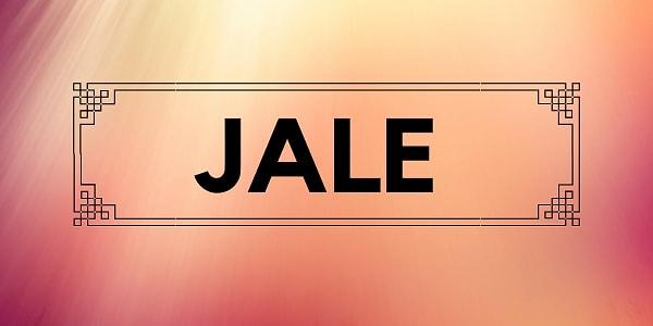 Senin kaderinde yazılı olan kişinin adı Jale!