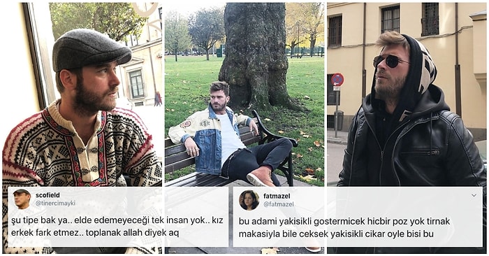 Hepimiz Alev Aldık! Kazağı ve Kasketiyle Şıklığın Kitabını Yazan Kıvanç Tatlıtuğ'un Stiline Gelen Birbirinden Yaratıcı Yorumlar