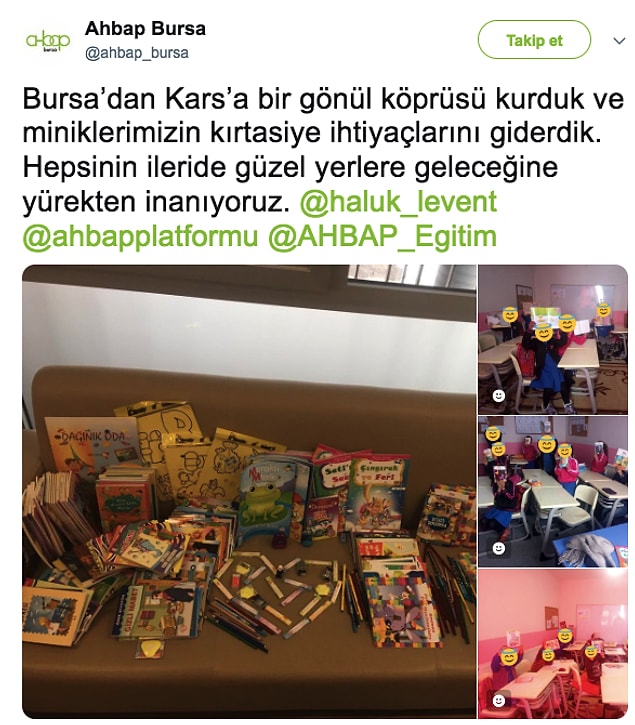 1. Türkiye'nin bir ucundan bir ucuna, miniklerin okul ihtiyaçlarını karşıladılar...