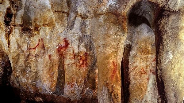28. 65.000 yıllık! Dünyanın en eski mağara resimleri keşfedildi.