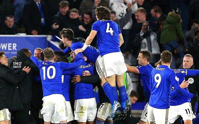 Leicester City, 14. hafta maçında Everton'ı 2-1'le geçti Çağlar Söyüncü 90 dakika sahada kaldı.