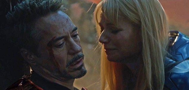 15. Avengers: Endgame'in hiç şüphesiz en hüzünlü sahnesi olan Tony Stark'ın ölümü doğaçlamaydı.
