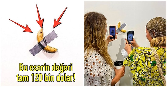 Bantla Duvara Yapıştırmak Suretiyle Yapılan 120 Bin Dolar Değerindeki Provokatif Sanat Eseri 'Komedyen Muz'