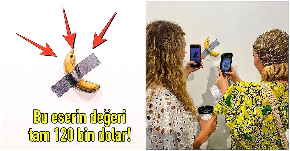 Bantla Duvara Yapıştırmak Suretiyle Yapılan 120 Bin Dolar Değerindeki Provokatif Sanat Eseri 'Komedyen Muz'