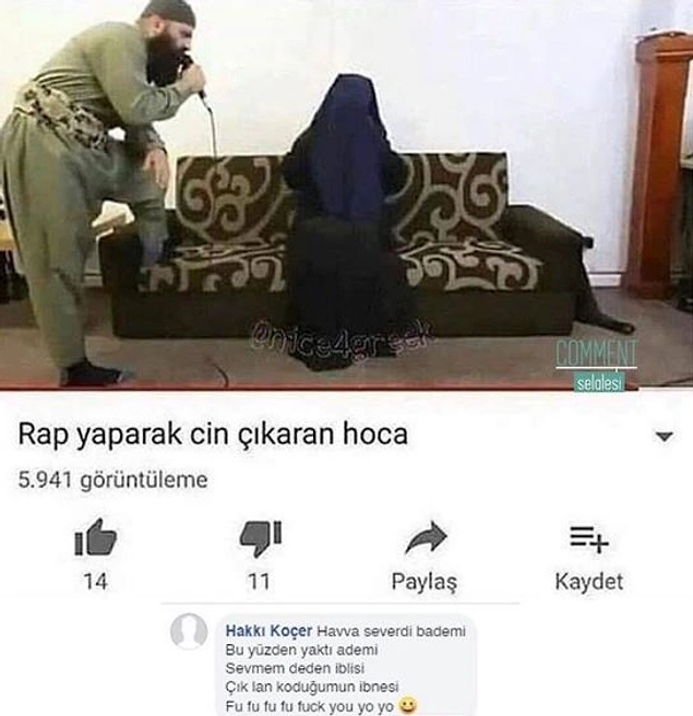 Tam olarak bu sözleri söylüyormuş gibi durmuş...