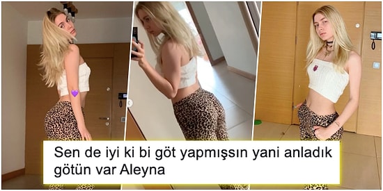 Poposuna Photoshop Yaptığını Söyleyenlere Kin Tutan Aleyna Tilki Yaptığı Paylaşımlarla Cevabını Verdi