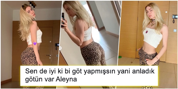 Poposuna Photoshop Yaptığını Söyleyenlere Kin Tutan Aleyna Tilki Yaptığı Paylaşımlarla Cevabını Verdi