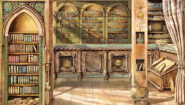 Halife onu himayesine aldıktan sonra dönemin bilgi evi, entelektüel birikimin yeşerdiği Bağdat Saray Kütüphanesi'nde yönetici oldu.