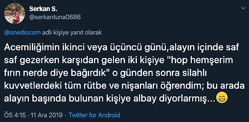 Unutamadıkları Bir Askerlik Anılarını Bizimle Paylaşarak, Hepimizin Yüzünde Kocaman Bir Gülümseme Oluşturan Kişiler