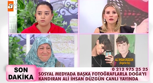 Esra Erol’daki Sosyal Medyada Başkasının Fotoğrafını Kullanan Ali İhsan ve Gerçeklerle Karşılaşınca Hayatının Şokunu Yaşayan Doğa