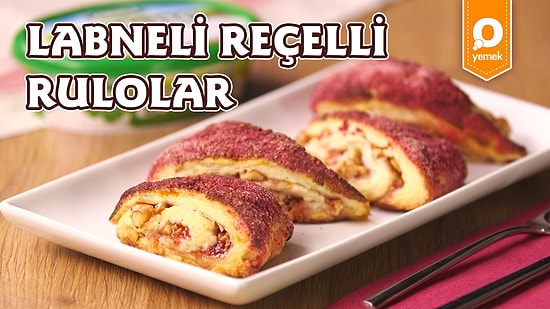 Hem Lezzetli Hem Süslü: Labneli Reçelli Rulolar Nasıl Yapılır?