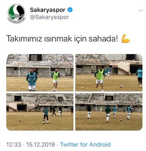 Yıl 2019, futbol oynanan zemine bakın! 😆