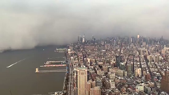 Manhattan'da Time Lapse Görüntülerle Kaydedilen Kar Fırtınası!