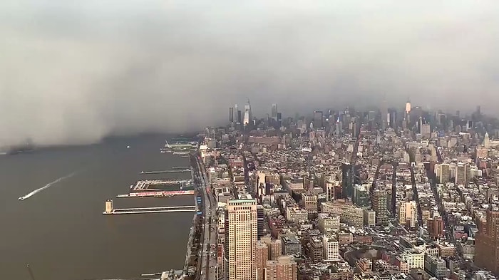 Manhattan'da Time Lapse Görüntülerle Kaydedilen Kar Fırtınası!
