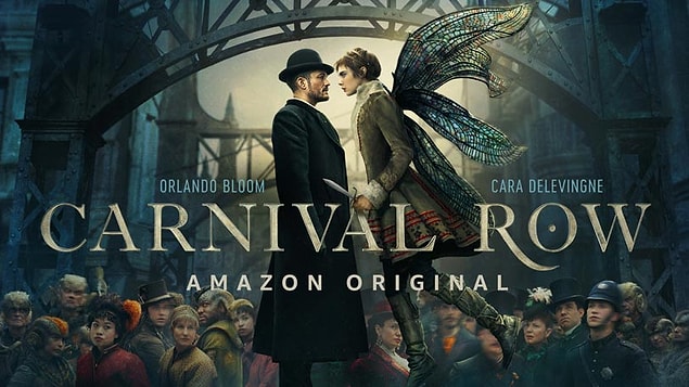 16. Orlando Bloom, Cara Delevingne / Carnival Row