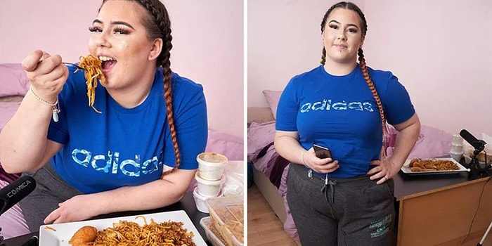 YouTube'da Fast Food Yiyerek Para Kazanmak İçin Düzenli İşini Bırakan 22 Yaşındaki Charna Rowley!