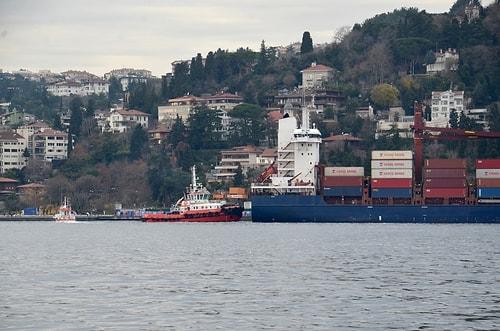 İstanbul Boğazı’nda Gemi Kazası: Sarıyer Aşiyan'da 191 Metre Uzunluğundaki Kargo Gemisi Karaya Oturdu