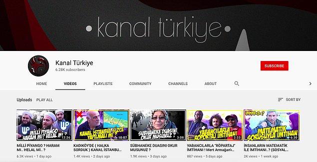 YouTube'da sokak röportajları yaparak gündemi yoklayan, halkın nabzını ölçen pek çok kanal var sizin de bildiğiniz üzere; bunlardan bir tanesi de Kanal Türkiye...