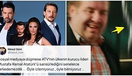 Mustafa Kemal Atatürk'ün Fotoğrafının ATV'de Yayınlanan Bir Dizide Sansürlendiği İddiası Tepkilerin Odağında