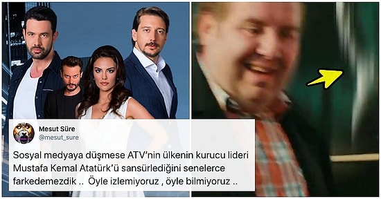 Mustafa Kemal Atatürk'ün Fotoğrafının ATV'de Yayınlanan Bir Dizide Sansürlendiği İddiası Tepkilerin Odağında