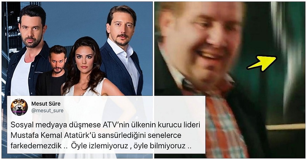 Mustafa Kemal Atatürk'ün Fotoğrafının ATV'de Yayınlanan Bir Dizide Sansürlendiği İddiası Tepkilerin Odağında