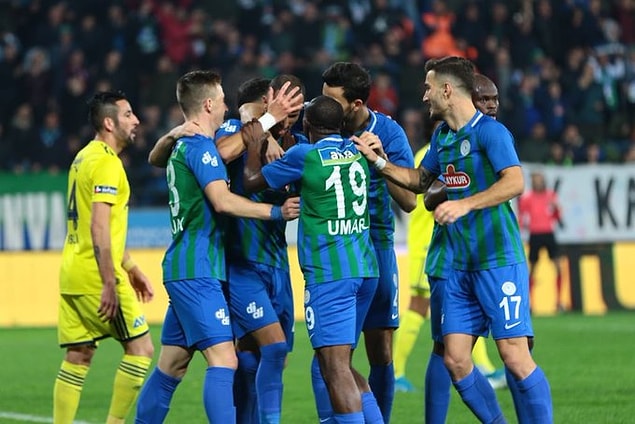 18. dakikada Çaykur Rizespor'un sağ kanattan kullandığı kornerde Melnjak kafayla topu altı pasa indirirken Abarhoun yaptığı vuruşla topu ağlara gönderdi: 1-1.