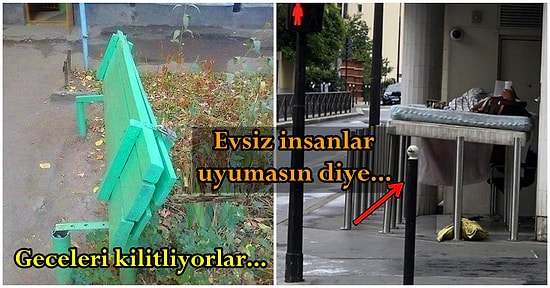 Hayat Çok Kolaymışcasına Sokakta Yaşayan İnsanlardan Kaldırım Taşını Bile Esirgeyen Acımasız Uygulamalar