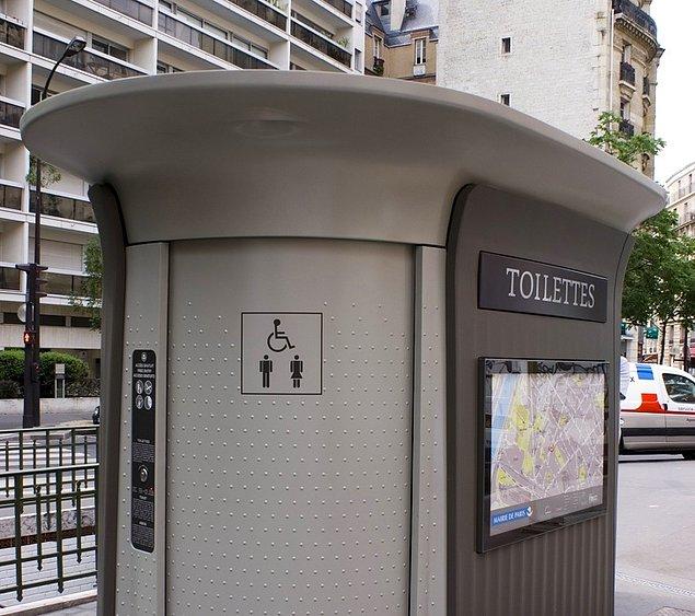 20. Paris'te umumi tuvaletler ücretsizdir.