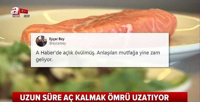 A Haber'in 'Aç Kalmak Ömrü Uzatıyor' Haberi Tepkilerin Odağında: 'Durum O Kadar mı Kötü?'