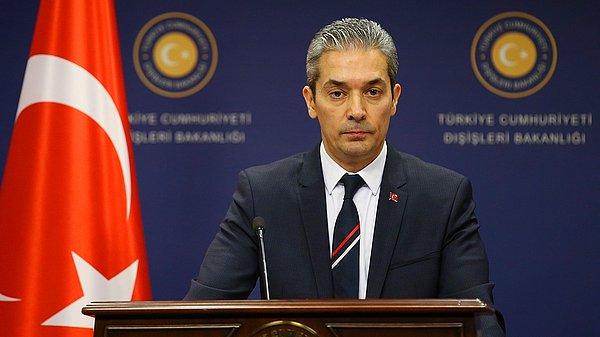 Dışişleri Sözcüsü Aksoy: "Türkiye ve KKTC'yi yok sayan hiçbir anlaşma başarılı olamaz"