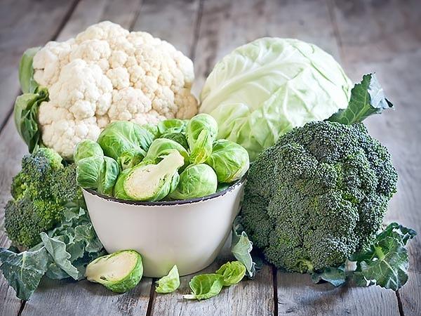 6. Turpgiller (turp, lahana, kara lahana, brüksel lahanası, karnabahar, brokoli, roka, tere, hardal)