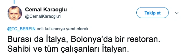 İtalya'da bulunan bu restoran...