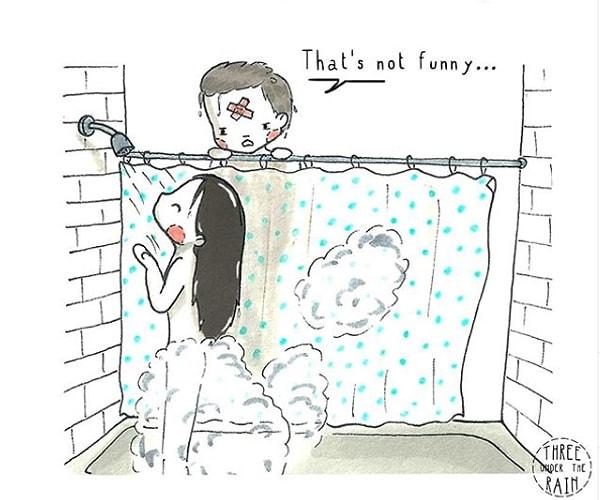 13. Alçak duş başlıkları bile duş almalarına engel olamaz.