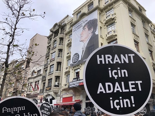 13 Yılıdır Adalet Aranıyor: Hrant Dink Vurulduğu Yerde Anılıyor