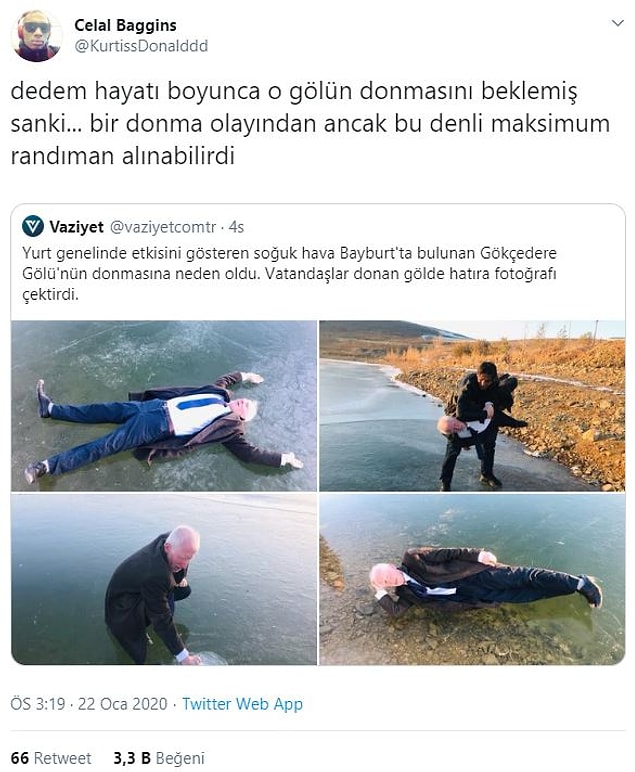 11. Senelerdir bekliyor gibi hevesli poz vermiş.