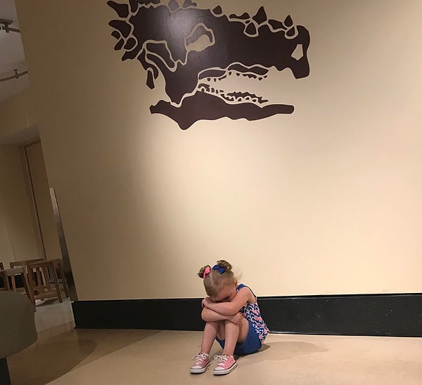 9. "Şu anda müzenin adının 'Dinozor Müzesi' değil de 'Çocuk Müzesi' olduğu için ağlıyor."