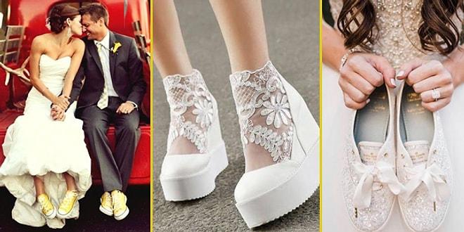 Düğün Sezonu Açıldı! 'O Gün Rahatlık da Çok Önemli' Diyen Gelinlere Özel Hepsi Birbirinden Tarz 20 Spor Ayakkabı Modeli