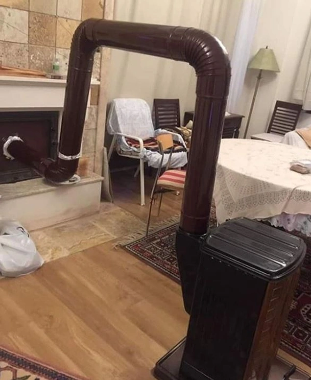 Evet evet, şömineli. Birbirinden İlginç ve Saçma Ev Dekorasyonları