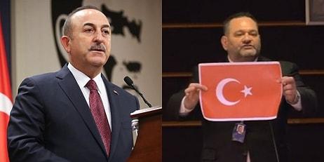 Avrupa Parlamentosu'nda Türk Bayrağı Yırtan Yunan Vekile Çavuşoğlu'ndan Sert Tepki: 'Denize Nasıl Döktüğümüzü Irkçılar İyi Bilir'