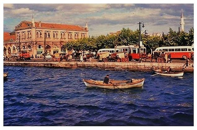 Kadıköy sahili, İstanbul, 1960.