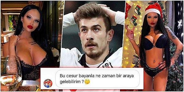 1. Beşiktaş'ta forma giyen Futbolcu Dorukhan Toköz'ün DM'den, Enis Sude adlı kadına yürüdüğü iddia edildi!