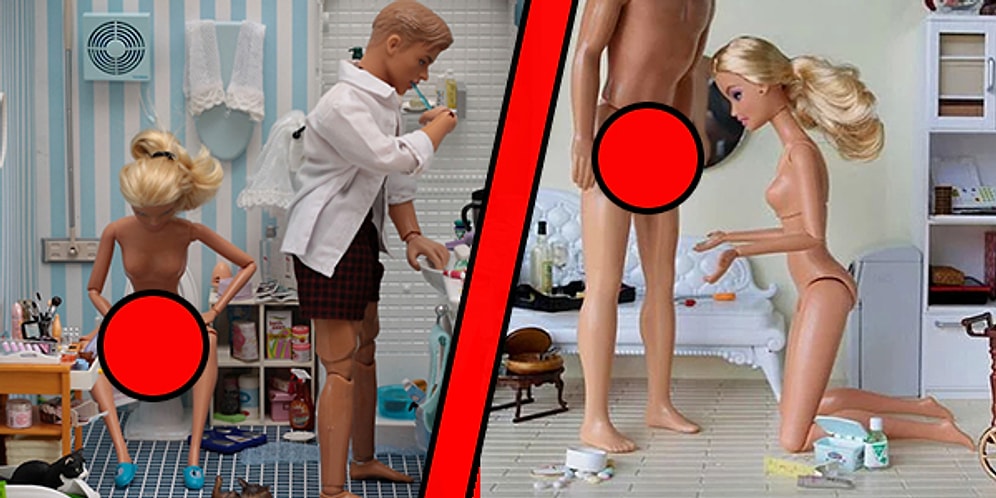 Barbie'nin Günlük Yaşam Hallerini ve Karanlık Yüzünü Gösteren Bu Fotoğraflar Sizde Travma Etkisi Yaratabilir!