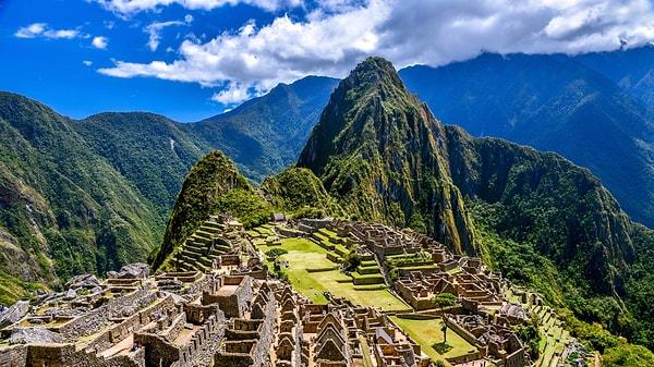 6. Machu Picchu, Peru - Bir uygarlığın mirasını görün.