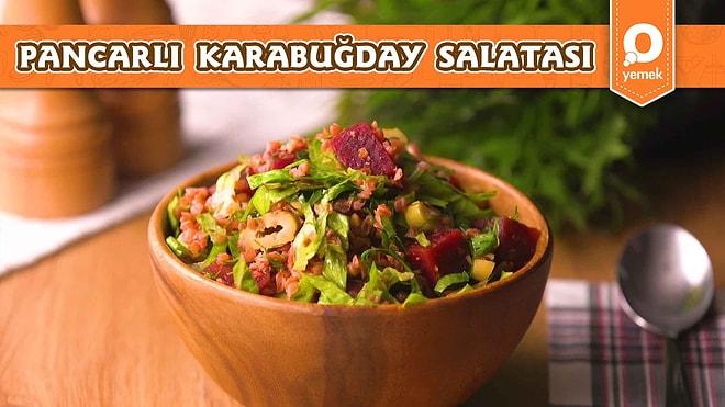 Sağlığına Dikkat Edenlere Müjde! Lezzetli mi Lezzetli Pancarlı Karabuğday Salatası Nasıl Yapılır?